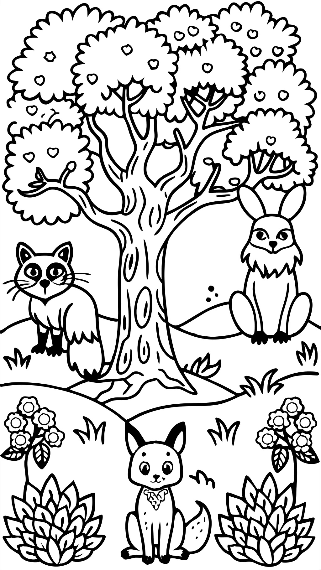 animal coloring page